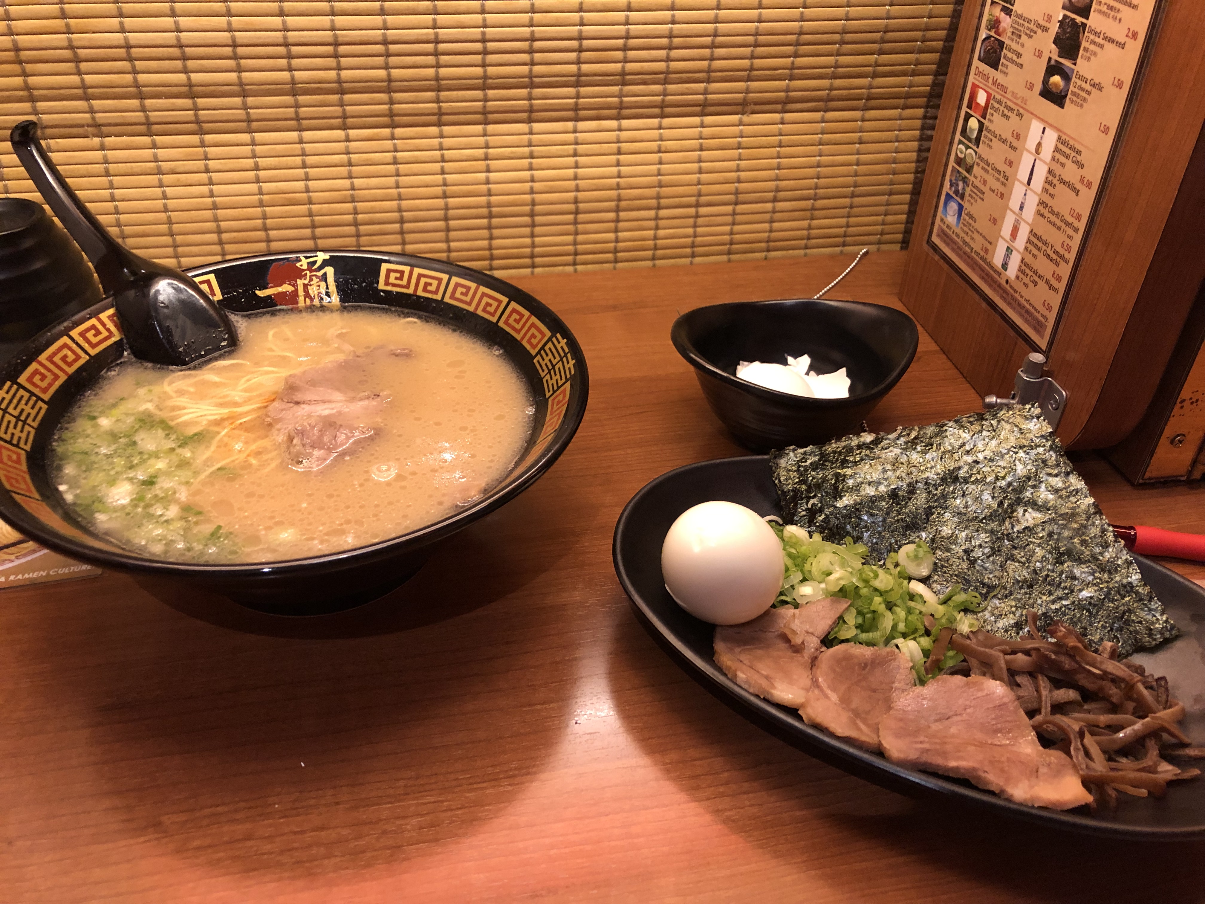 とんこつラーメン 一蘭 ニューヨーク店 ダラス駐在員のガンガンいこうぜ