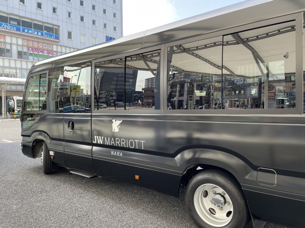 JWマリオットホテル奈良のシャトルバス