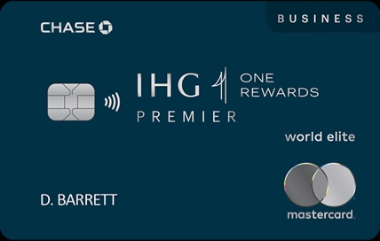 【持つだけでプラチナ】IHG Rewards Premier Businessクレジットカードレビュー【Chase】