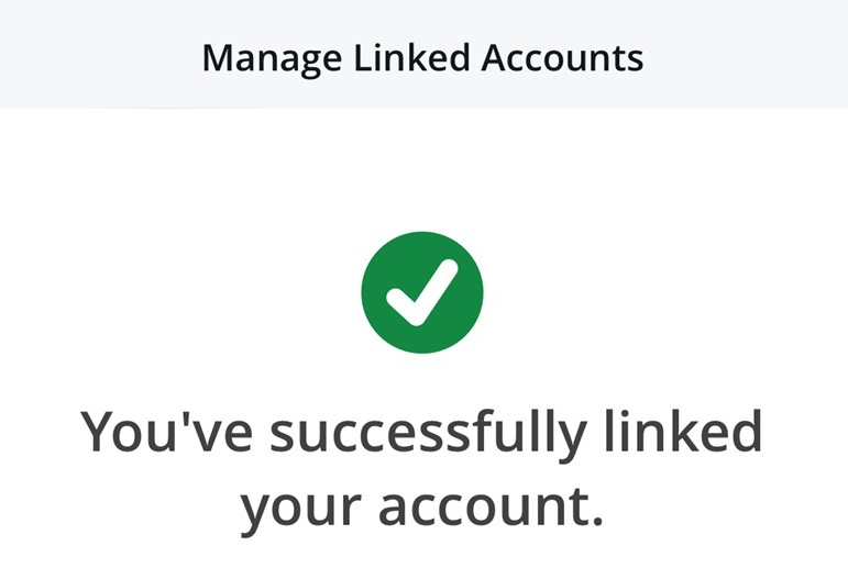 You've successfully linked your account.