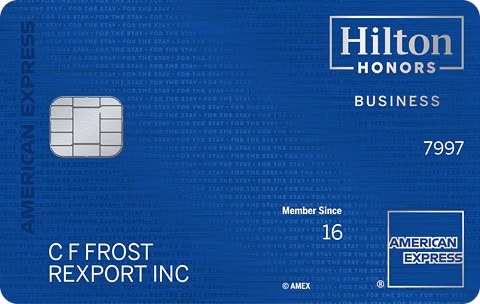【Business】ヒルトンゴールドになれるHiltonビジネスクレジットカード（毎年240ドル分もらえる）