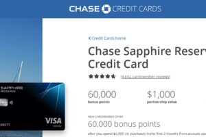 Chase Sapphire Reserve Credit Card