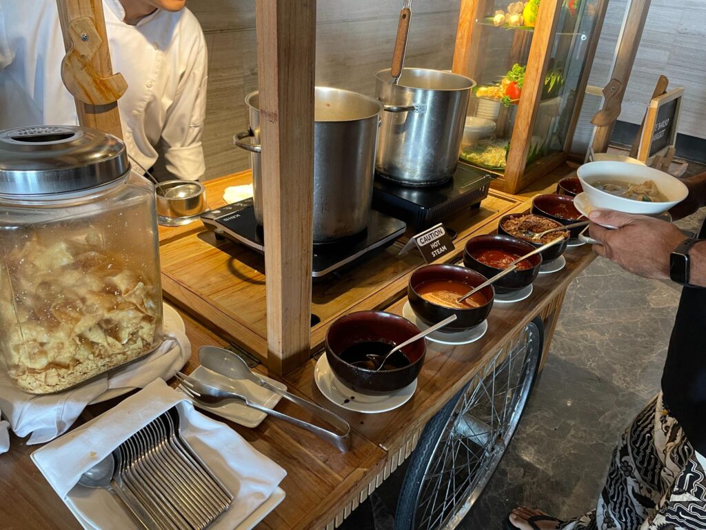 ジョグジャカルタ・マリオット・ホテル朝食