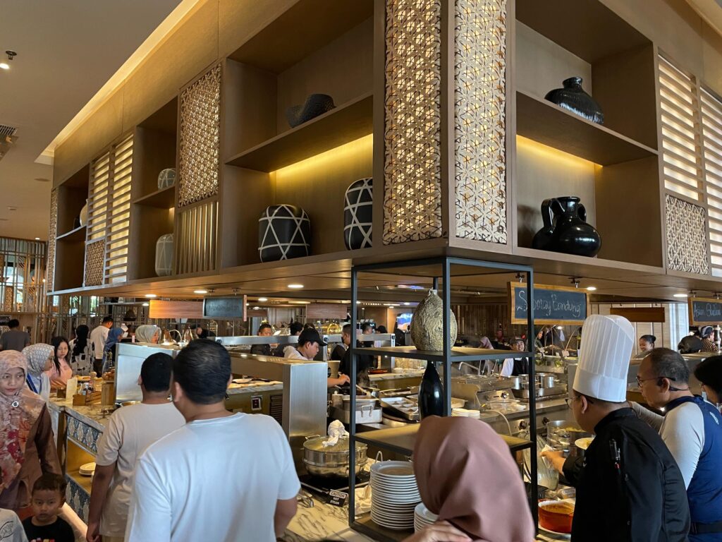 ジョグジャカルタ・マリオット・ホテル朝食