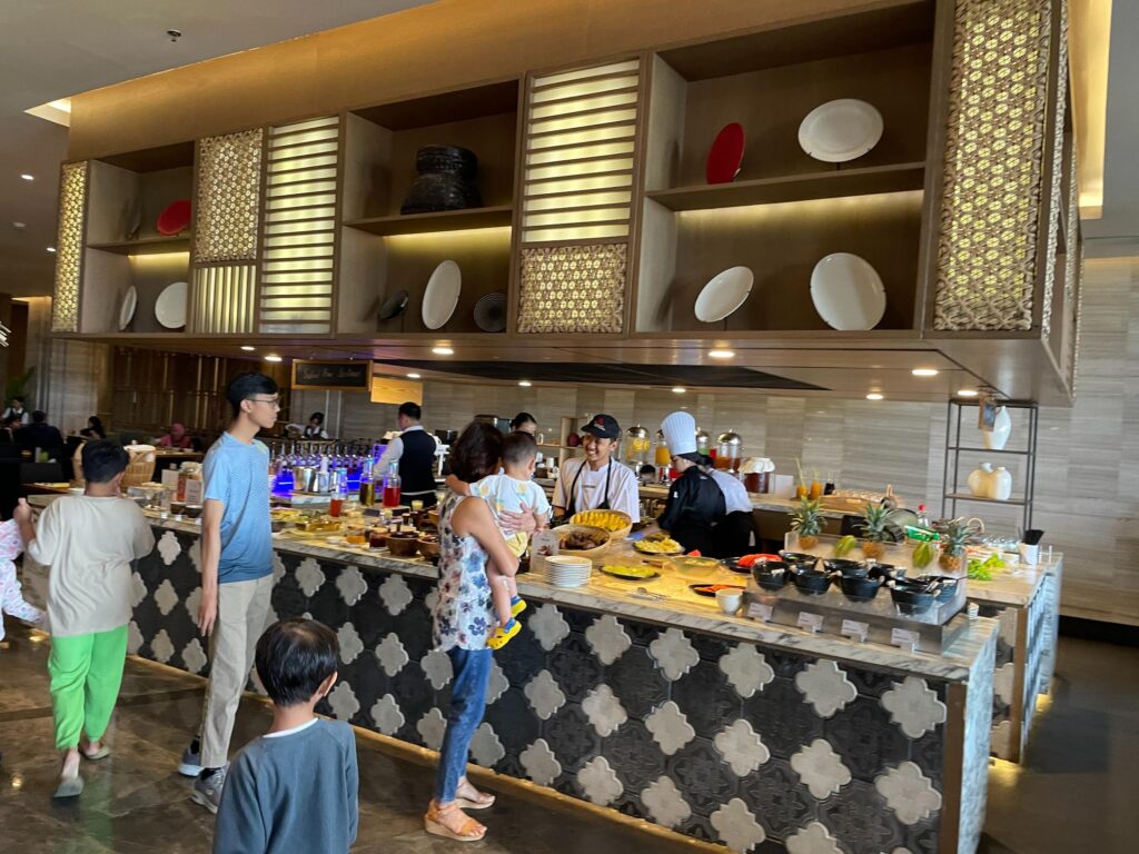 ジョグジャカルタ・マリオット・ホテル朝食