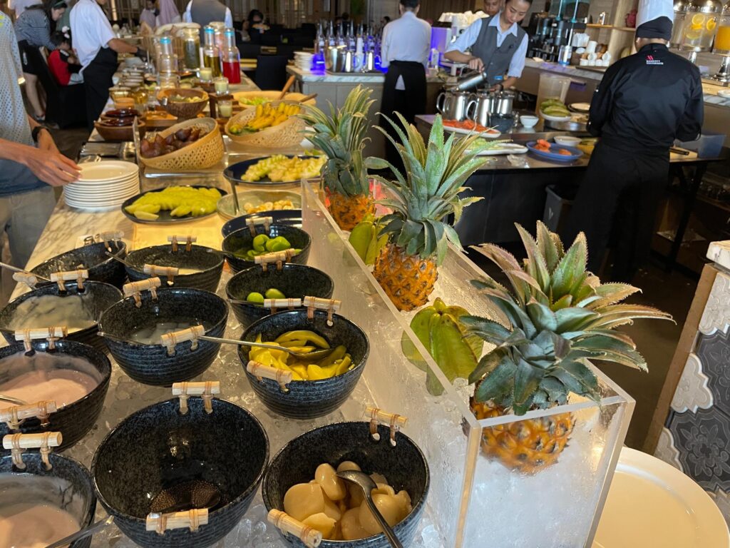 ジョグジャカルタ・マリオット・ホテル朝食