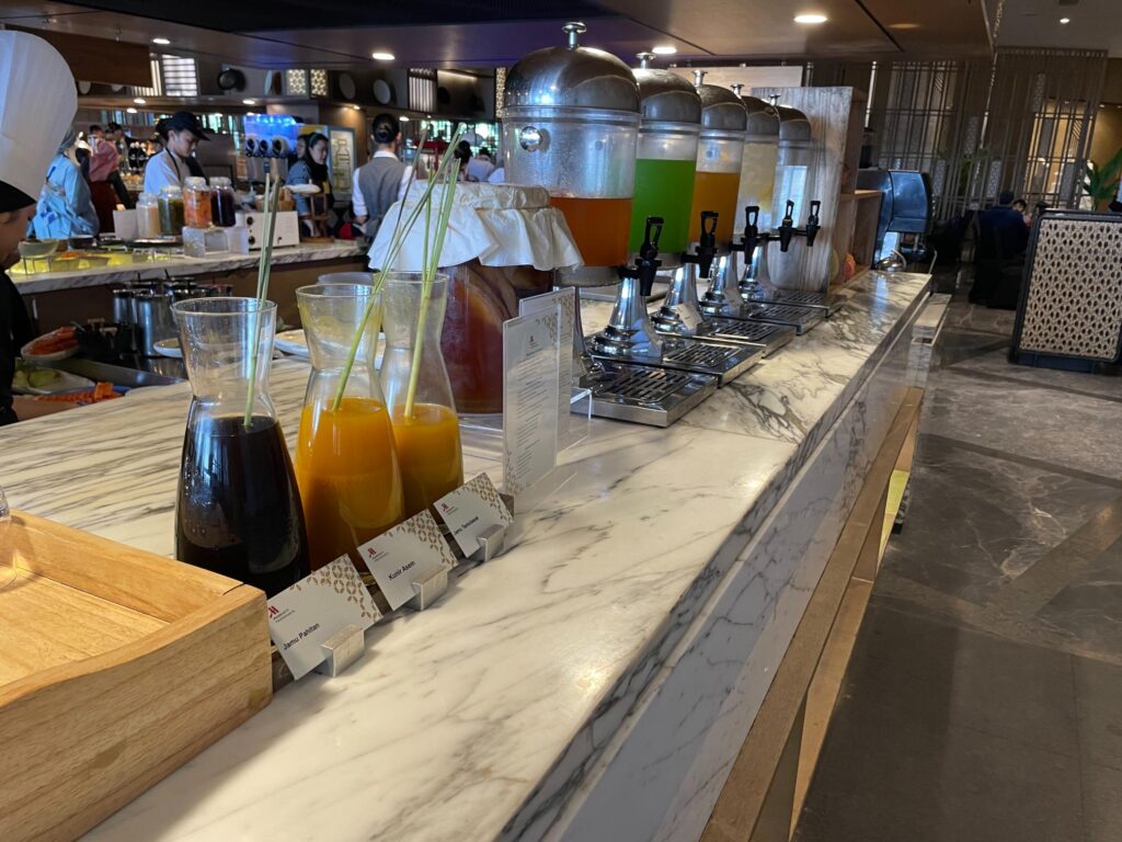 ジョグジャカルタ・マリオット・ホテル朝食