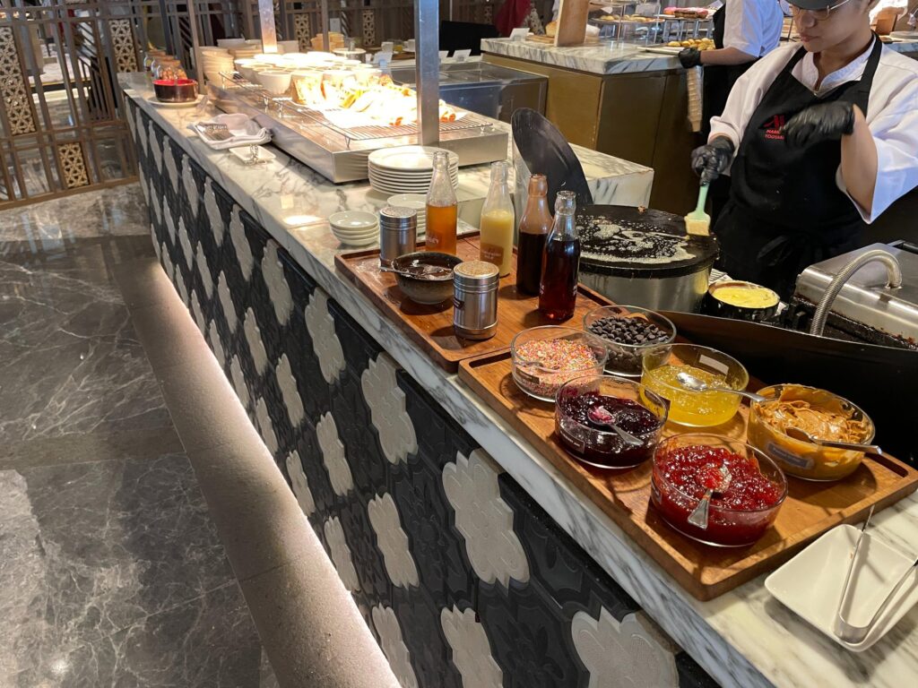 ジョグジャカルタ・マリオット・ホテル朝食
