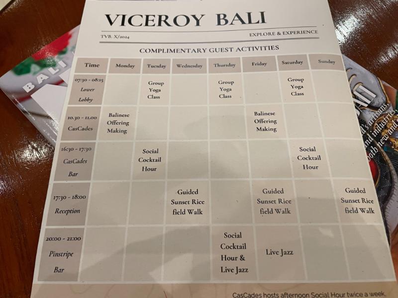 Viceroy Bali, an SLH Hotel（バイスロイ・バリ）