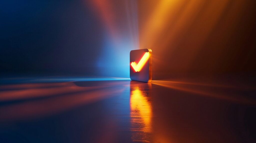 チェックマーク