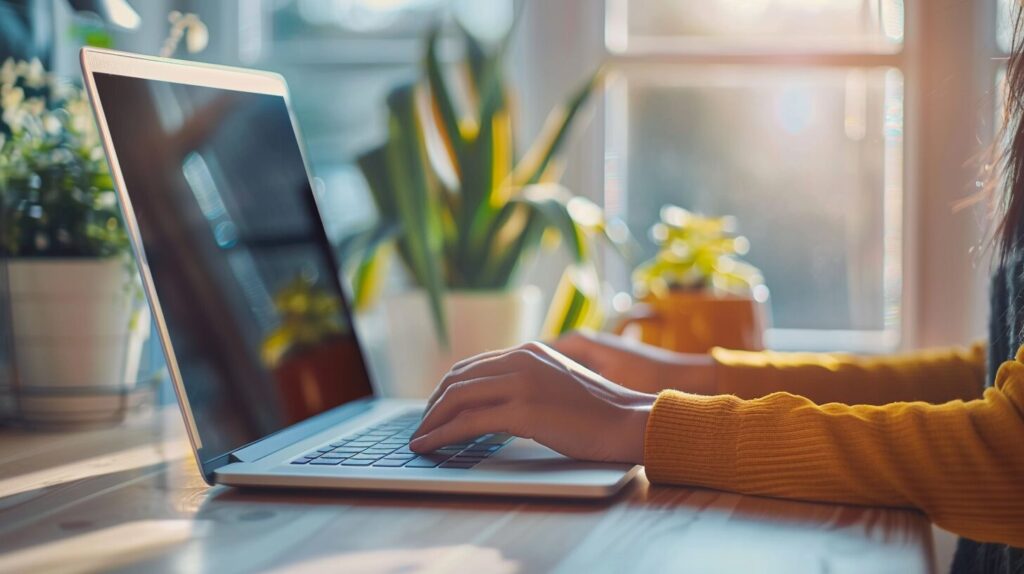 デスクとパソコン