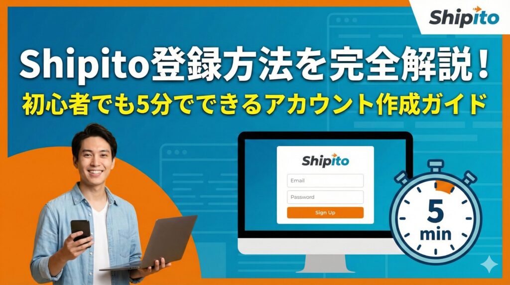 Shipito登録方法を完全解説！初心者でも5分でできるアカウント作成ガイド