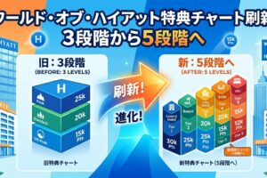 ワールド・オブ・ハイアット特典チャート刷新