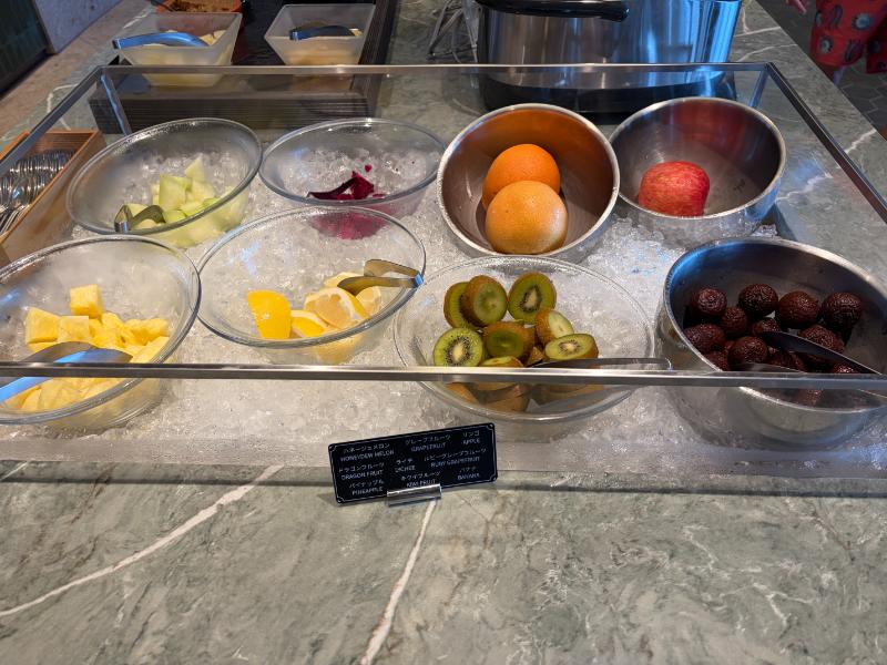 シオカの朝食ビュッフェ フルーツ