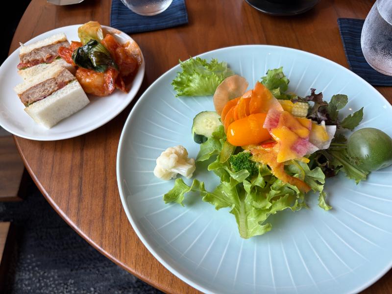 リッツカールトン福岡 クラブラウンジ 軽食プレート