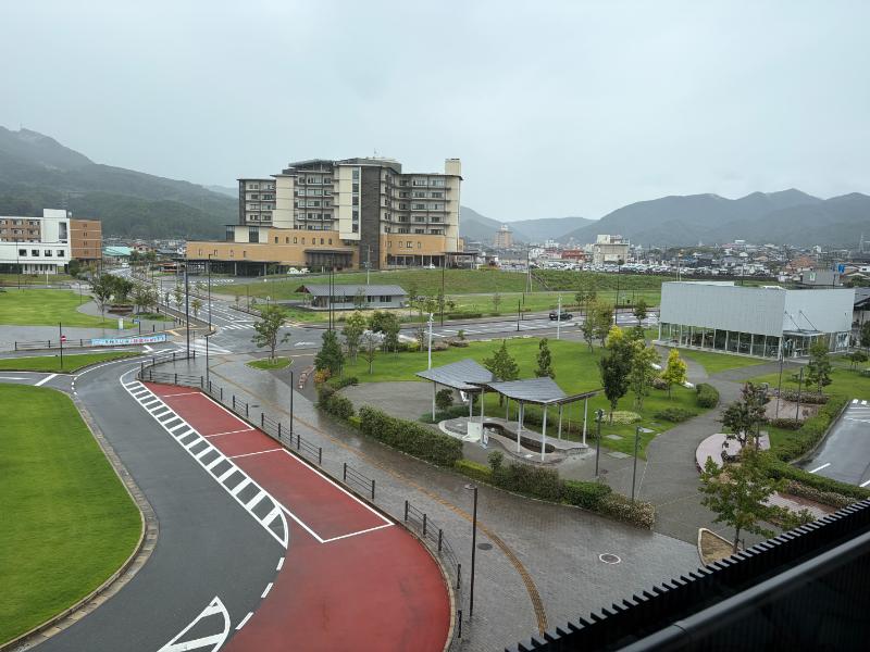 フェアフィールド佐賀嬉野温泉 客室から見える嬉野温泉街
