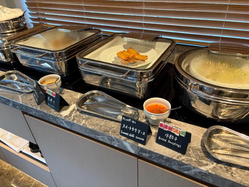 ヒルトン長崎 エグゼクティブラウンジ カクテルタイムの軽食