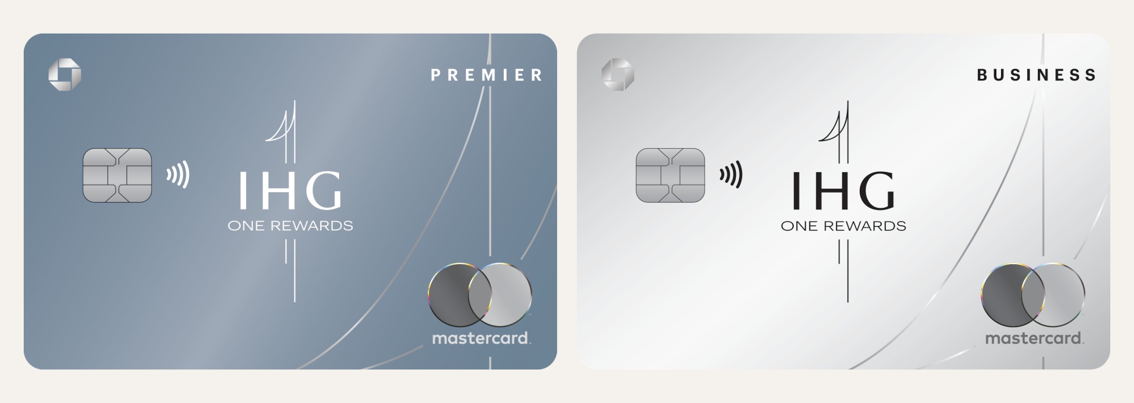 IHG One Rewards PremierとBusinessの券面比較